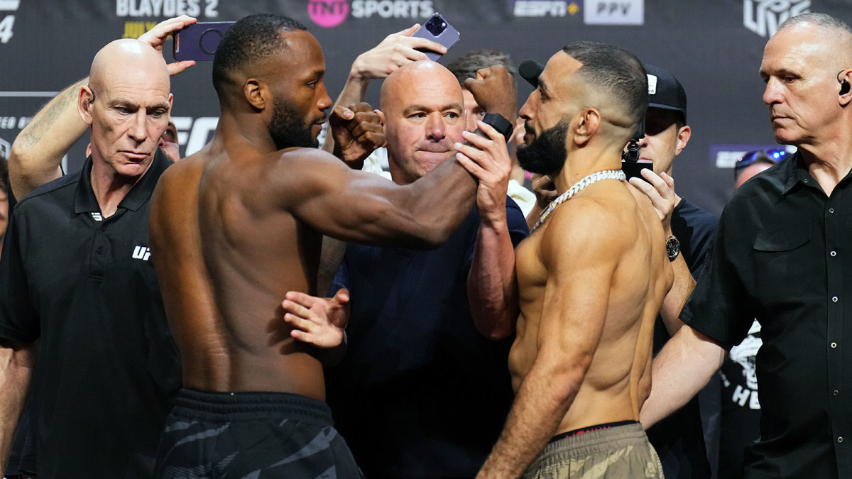 UFC 304 Ceremonial Weigh-In Face-Offs