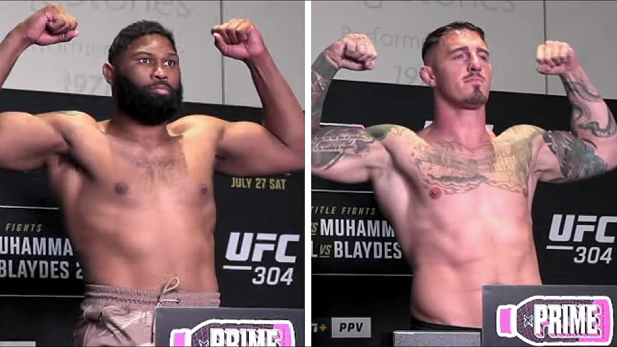 UFC 304 Co-Main Event Weigh-In Video: Tom Aspinall vs. Curtis Blaydes 2