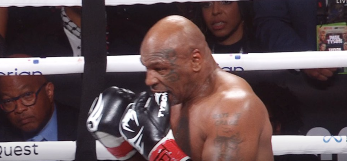 Mike Tyson reveals why he was biting during Jake Paul fight