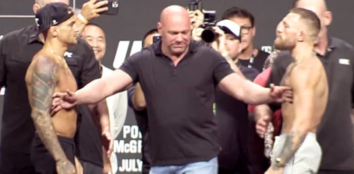 Ufc 264 Weigh In Face Off Video Dustin Poirier Vs Conor Mcgregor 3 Ufc And 0069