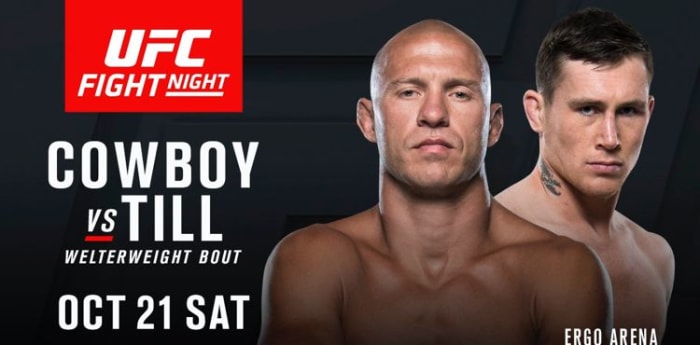 UFC Fight Night 118: Cerrone vs. Till Fight Card - MMAWeekly.com | UFC ...