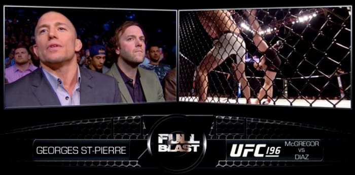 Georges St-Pierre's Full Blast Play-by-Play of Conor McGregor vs. Nate ...