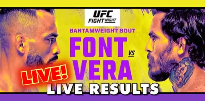 UFC Vegas 53 Live Results Rob Font Vs Marlon Vera MMAWeekly Com