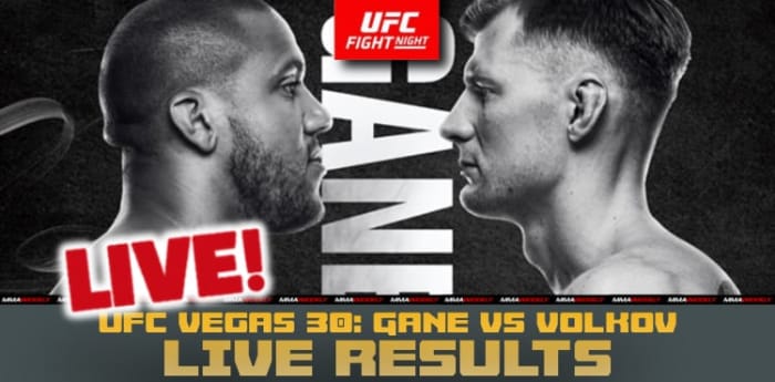 UFC Vegas 30 Live Results: Cyril Gane Vs. Alexander Volkov - MMAWeekly ...