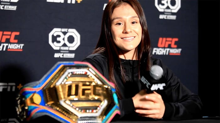 Alexa Grasso addresses the Sean Strickland comparisons | Noche UFC ...