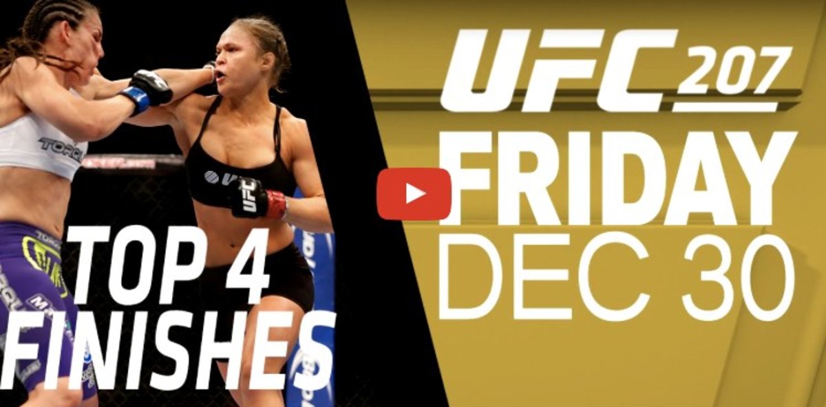 UFC 207 Video: Amanda Nunes & Ronda Rousey – Top 4 Finishes - MMAWeekly ...