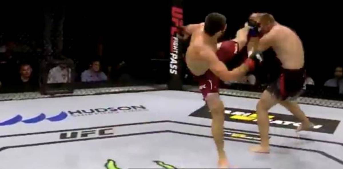 Magomed Ankalaev Lands The Head-Kick KO (UFC Moscow Highlights ...