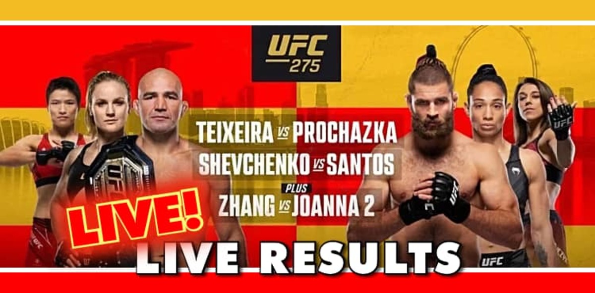 Ufc Live Results Glover Teixeira Vs Jiri Prochazka Mmaweekly Com Ufc And Mma News