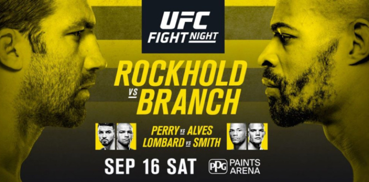 UFC Fight Night 116: Rockhold Vs. Branch Fight Card - MMAWeekly.com ...