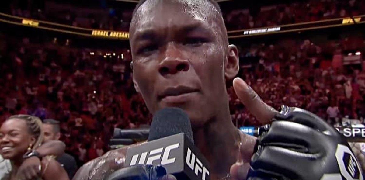 Israel Adesanya: 'I Hope You Can Feel This Level Of Happiness ...