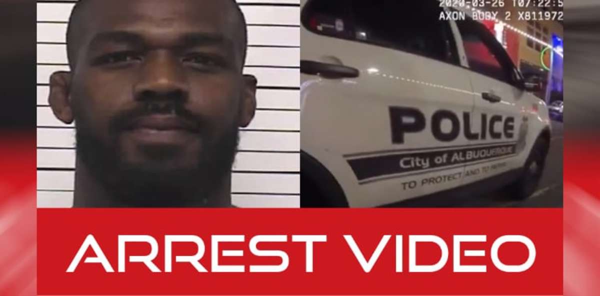 Jon Jones arrest video for DWI and negligent gun use released