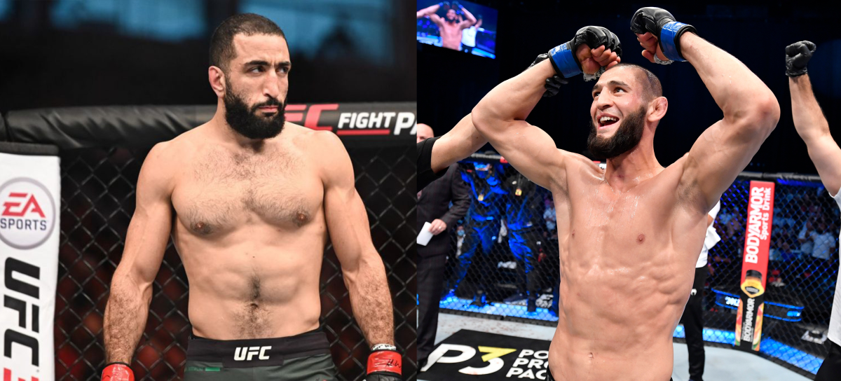 Things are heating up between Khamzat Chimaev and Belal Muhammad on ...