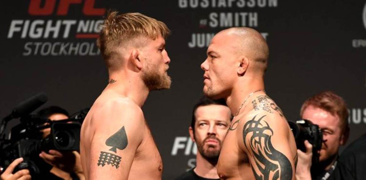 UFC Stockholm Gustafsson vs. Smith weigh in video MMAWeekly