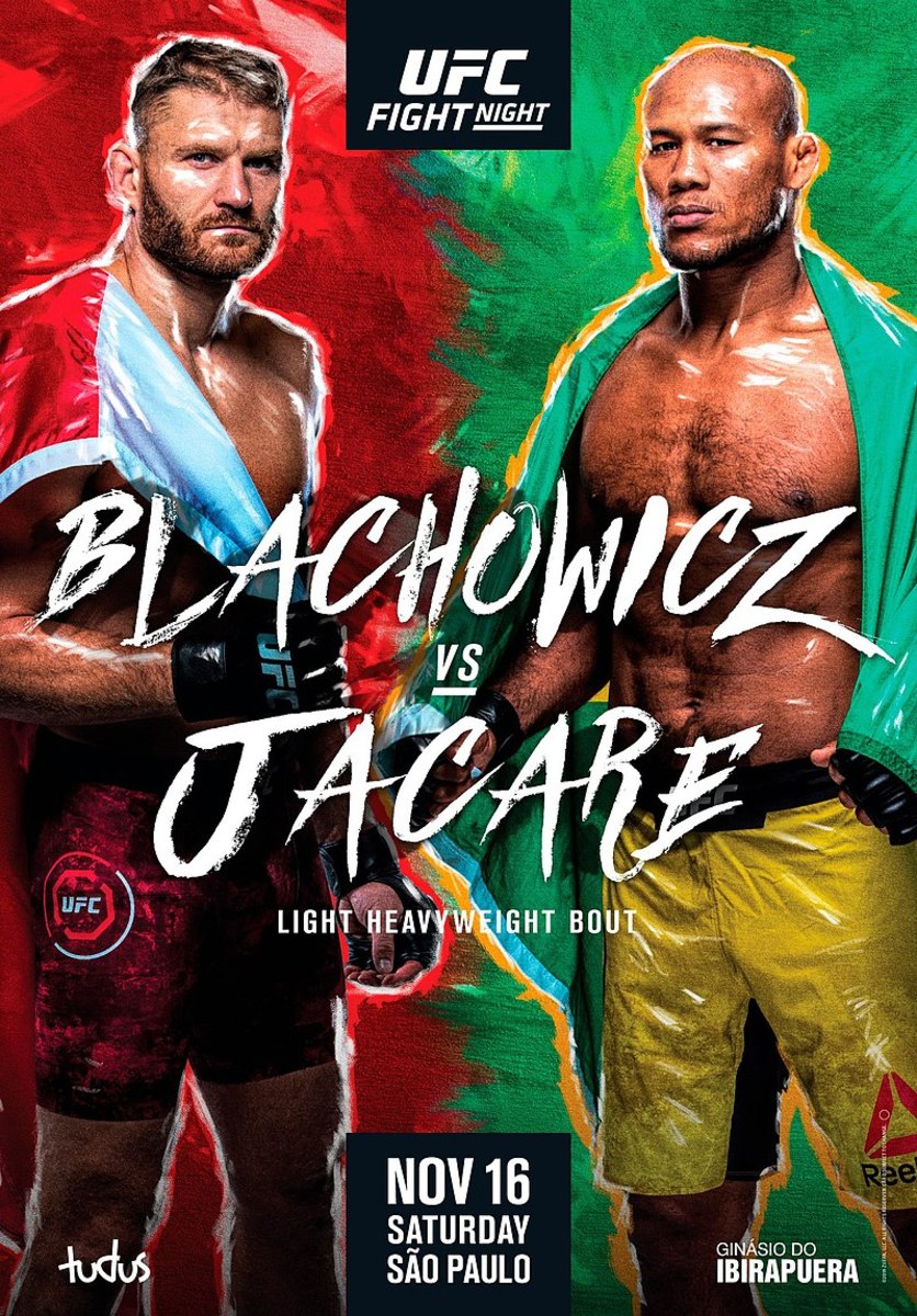 UFC Fight Night On ESPN+ 22: Błachowicz Vs. Jacaré Fight Card ...