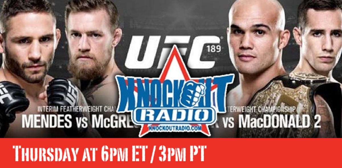 Knockout Radio LIVE at UFC 189: Kamaru Usman, Hayder Hassan, Pat ...