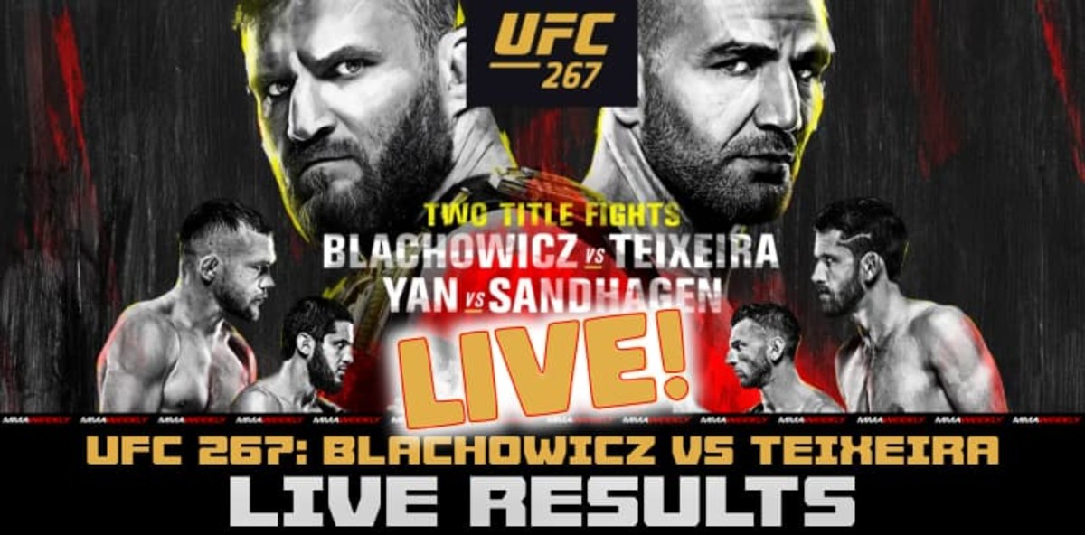 UFC 267 Live Results: Jan Blachowicz Vs Glover Teixeira - MMAWeekly.com ...