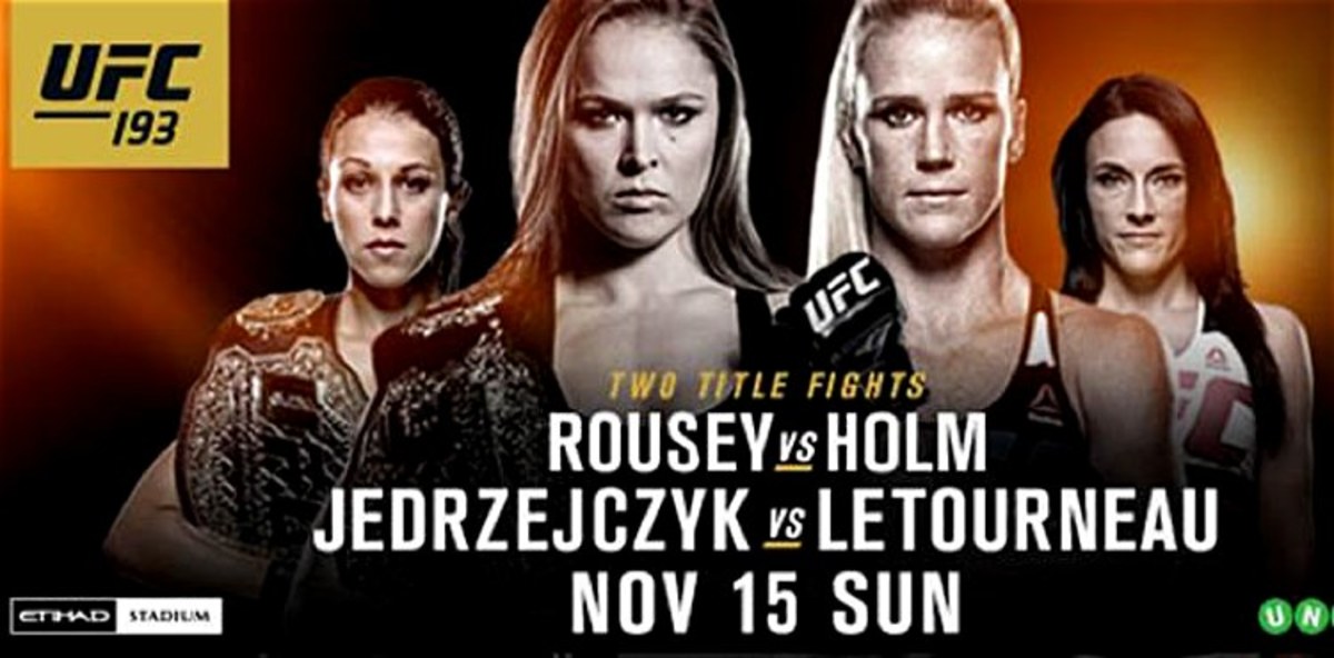 UFC 193: Rousey Vs. Holm Event Page, Fight Card, And Start Times ...