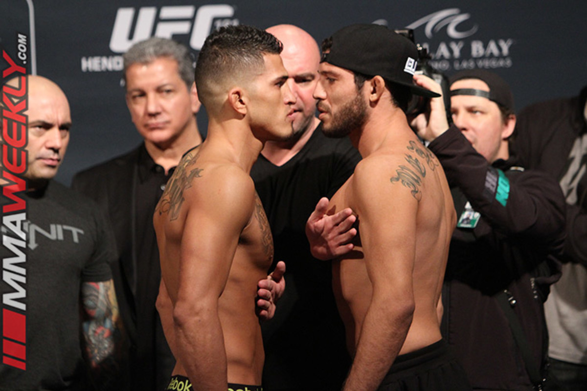 UFC 181 Weigh-in Results: Lots of Heated Moments, as Two Title Fights ...