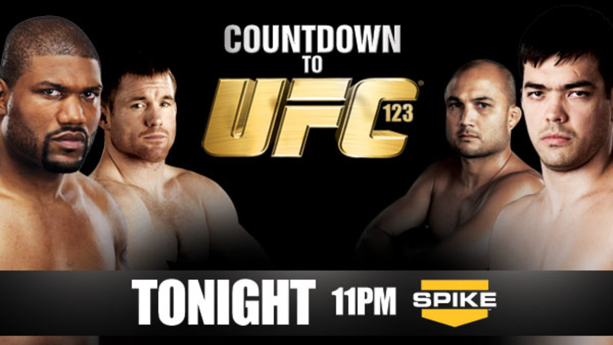 Countdown to UFC 123: Rampage vs. Machida' Monday Night on Spike TV 