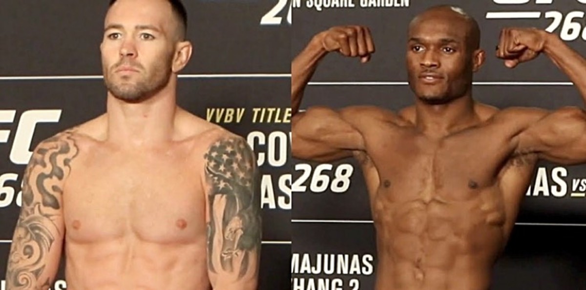 UFC 268 Main Event Weigh-in Video: Kamaru Usman Vs. Colby Covington ...