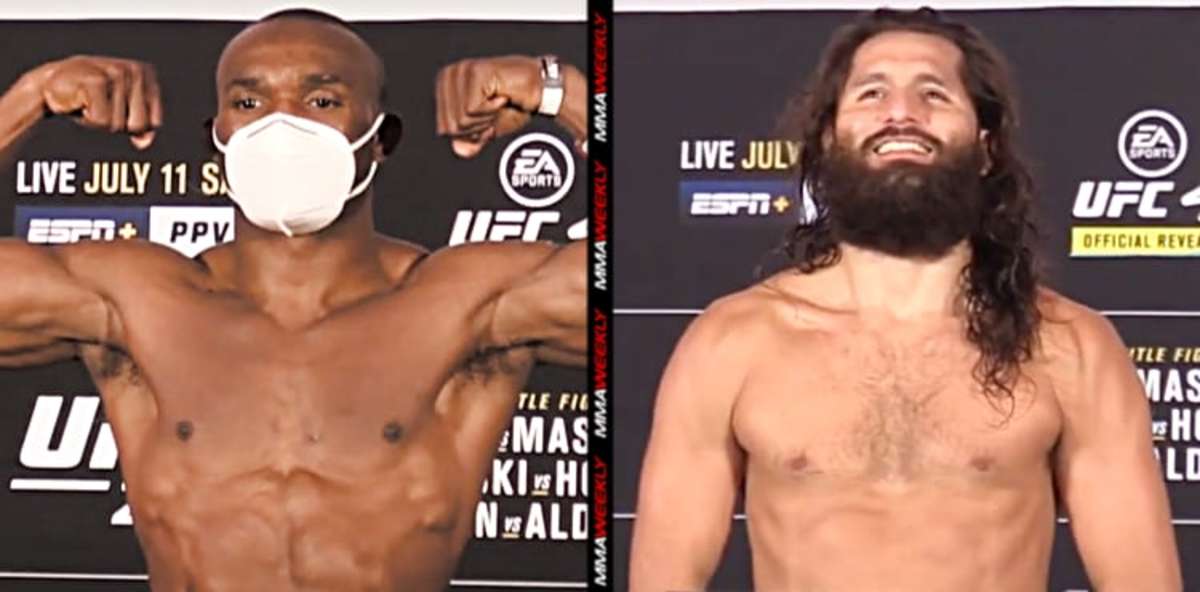 Ufc 251 Weigh In Results And Videos Championship Tripleheader Set For