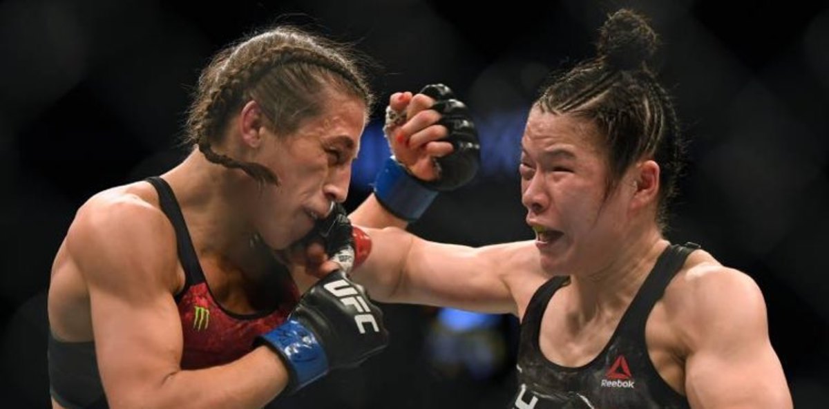 Fighters react to the UFC 248 war between Zhang Weili and Joanna ...