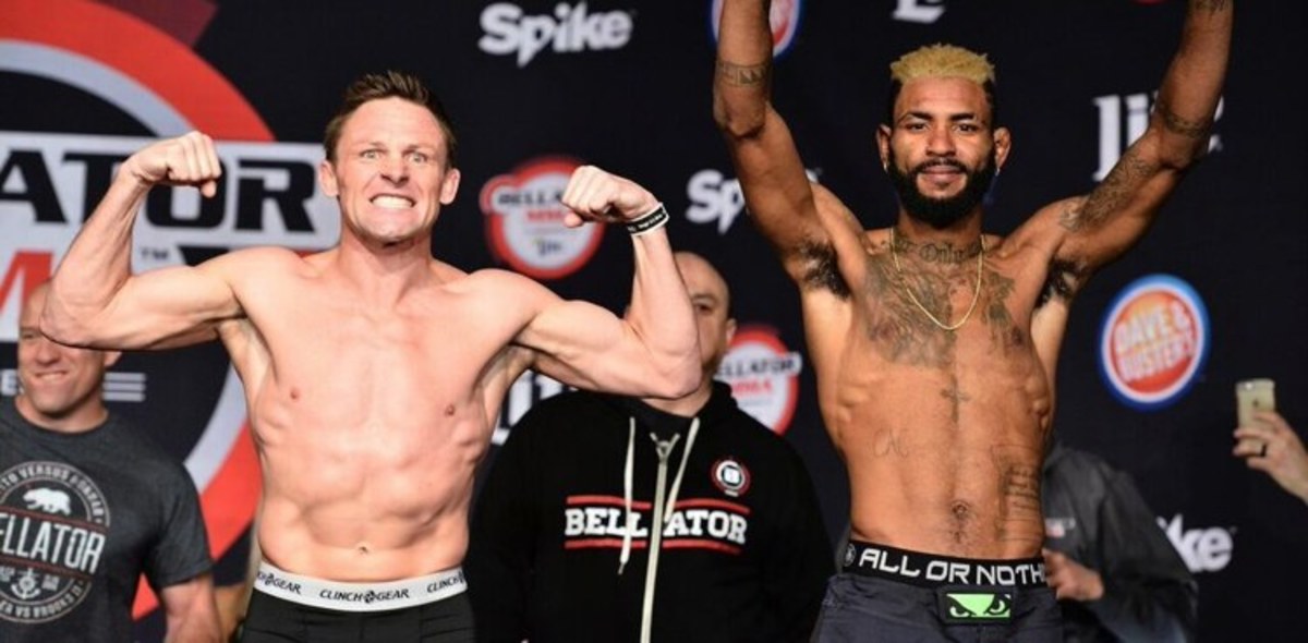 Bellator Warren Vs Caldwell Weigh In Video And Results Mmaweekly Com Ufc And Mma News