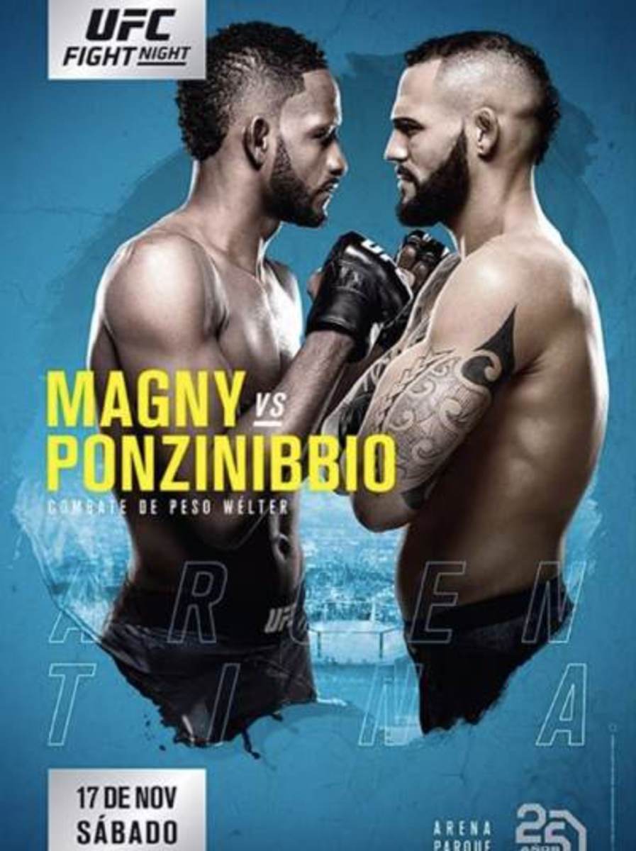 UFC Releases Argentina Fight Poster Featuring Neil Magny Vs. Santiago ...