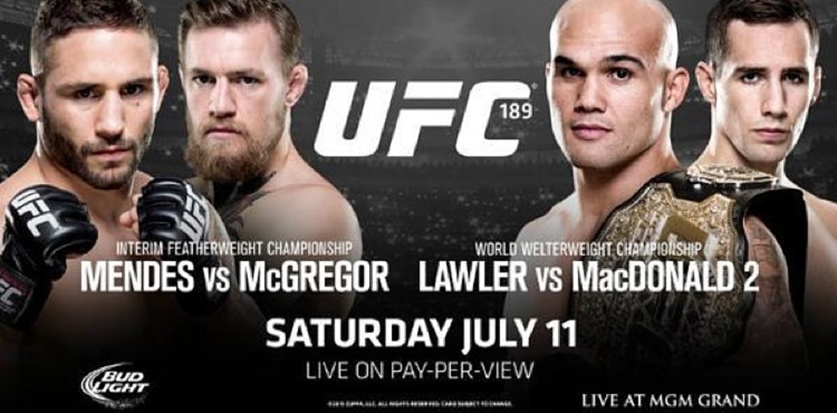 UFC 189 Gate and Attendance: Mendes vs. McGregor Breaks U.S. Records ...