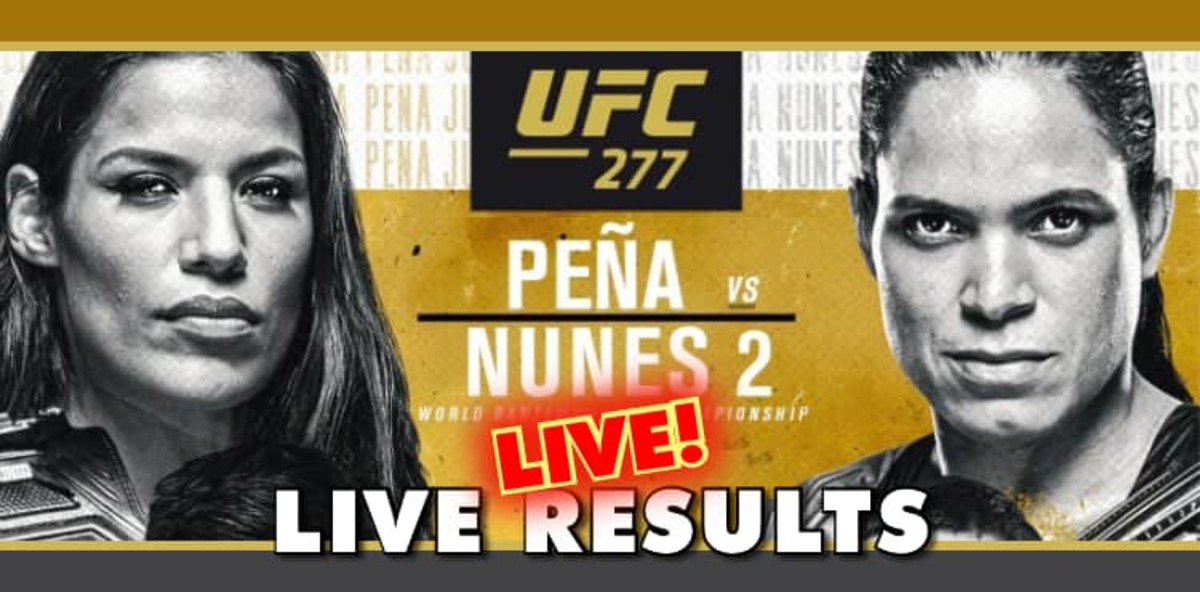 Ufc Live Results Julianna Pe A Vs Amanda Nunes Mmaweekly Com Ufc And Mma News