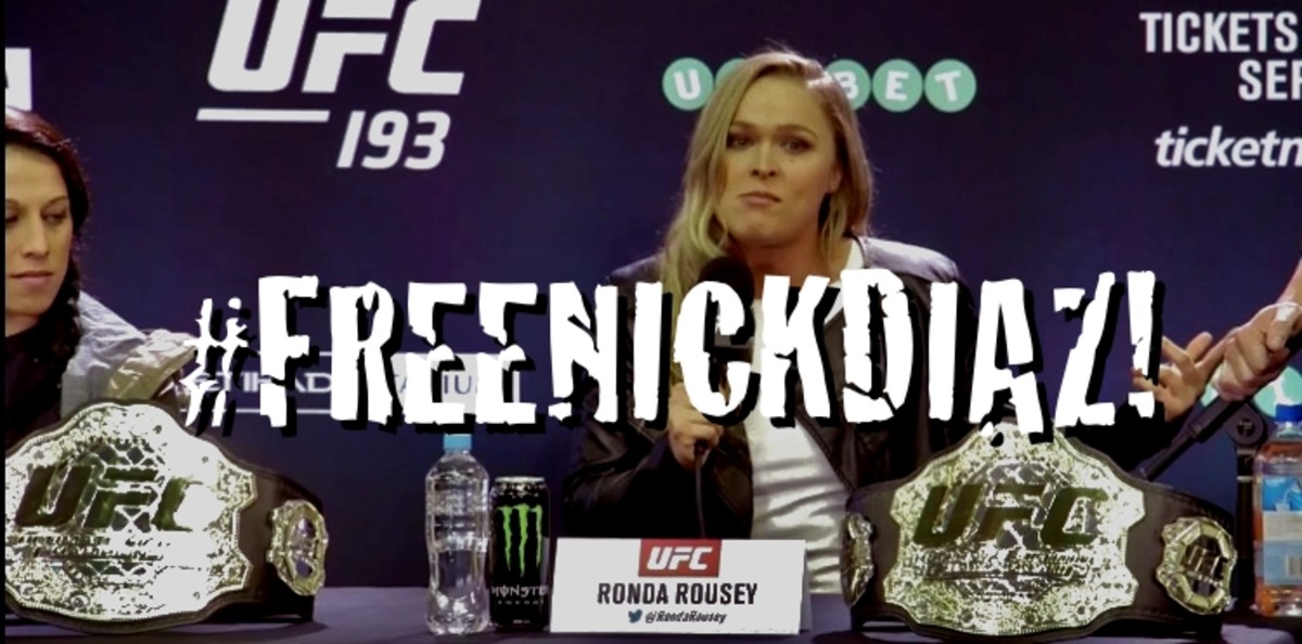 VIDEO: UFC Champ Ronda Rousey Loses Her Shizmit Over Nick Diaz Pot ...