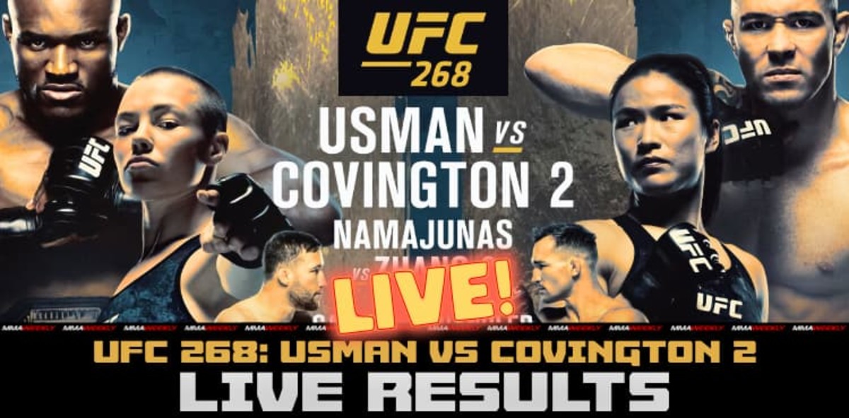 Ufc 268 Live Results Kamaru Usman Vs Colby Covington 2