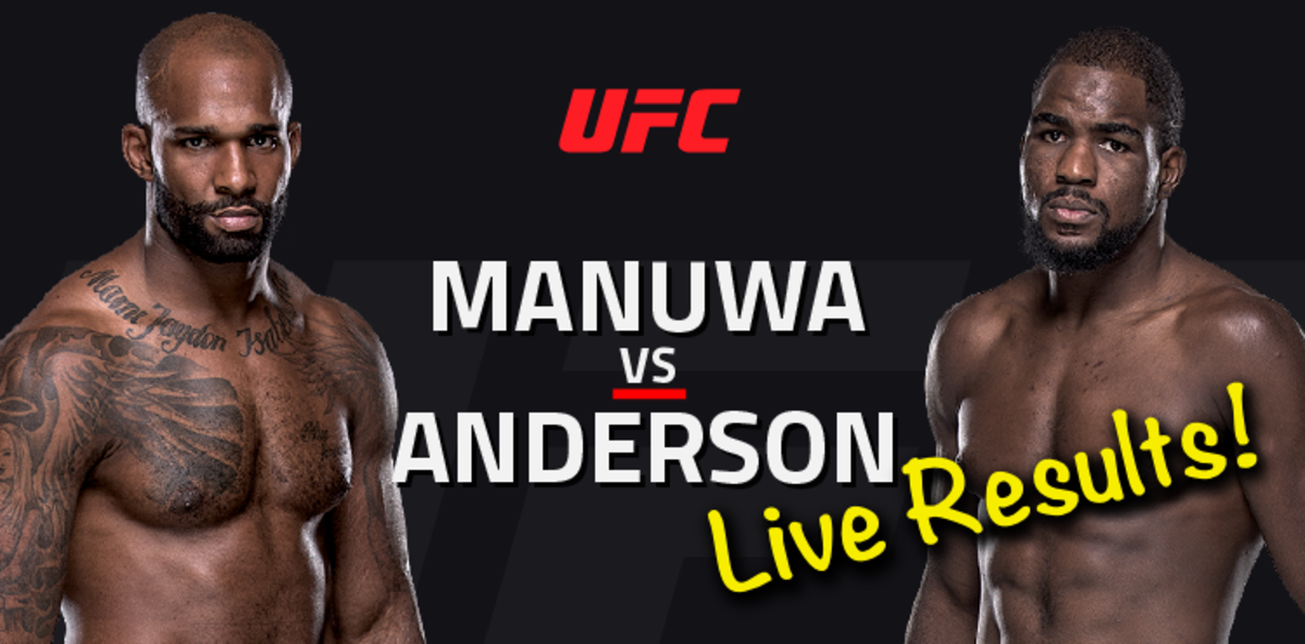 UFC Fight Night 107 Manuwa vs. Anderson Live Results and Fight Stats