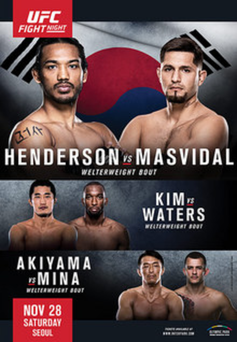 UFC Fight Night 79: Henderson vs. Masvidal Fight Card - MMAWeekly.com ...