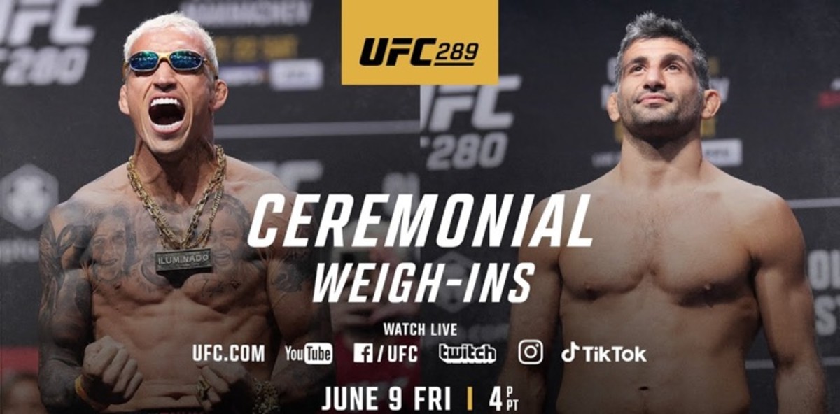 Ufc 289 Ceremonial Weigh In Video Ufc And Mma News Results Rumors And Videos