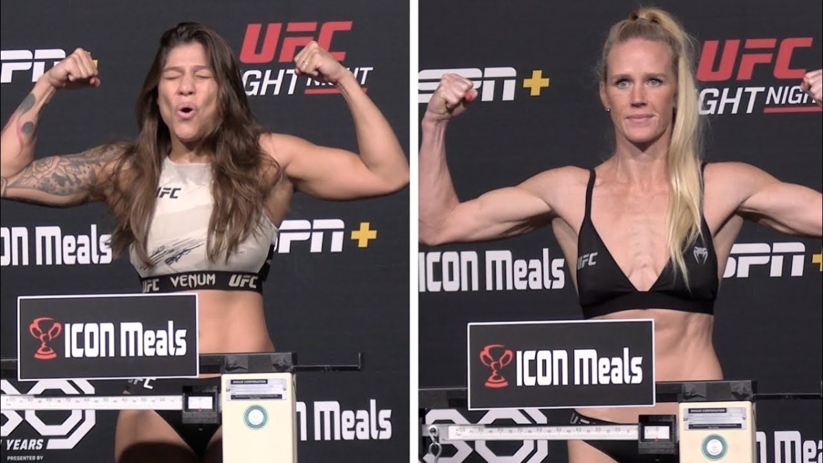 Ufc Vegas 77 Weigh In Video Holly Holm Vs Mayra Bueno Silva Ufc And Mma News