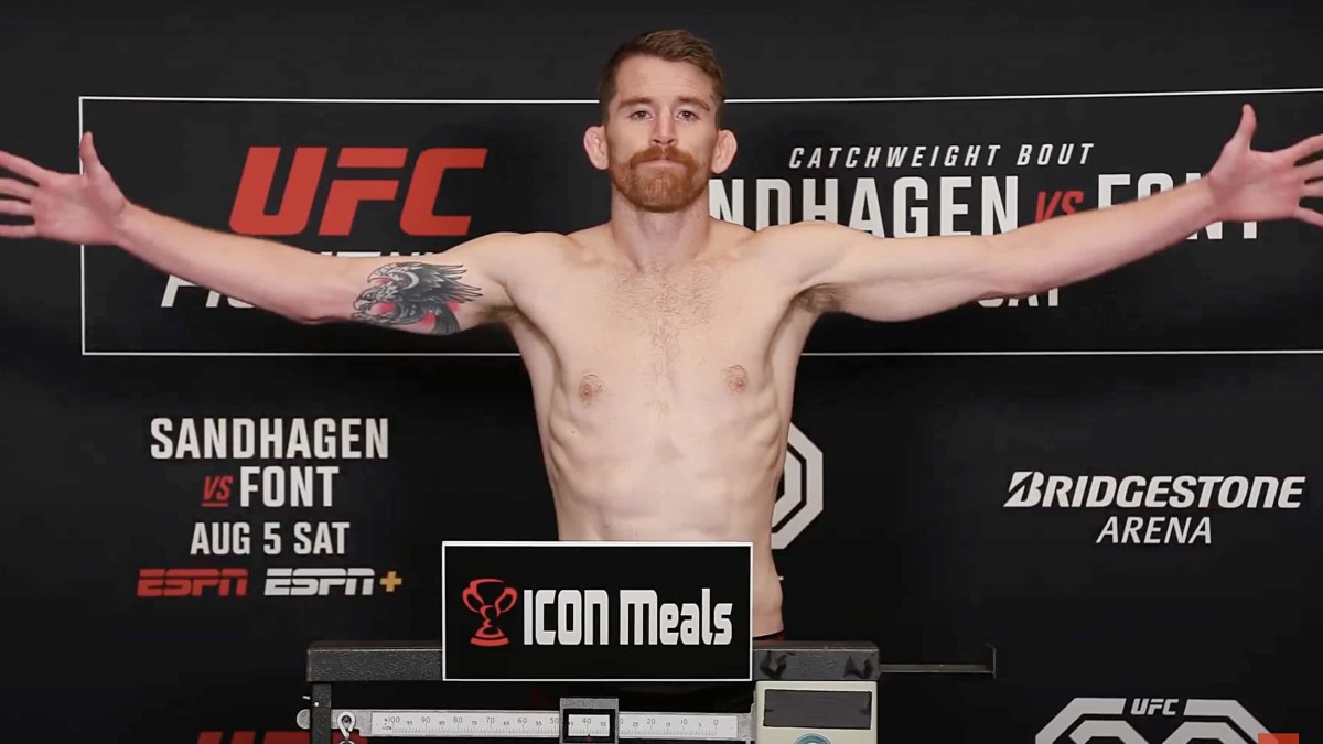 UFC Nashville Weighin Video Sandhagen vs. Font UFC