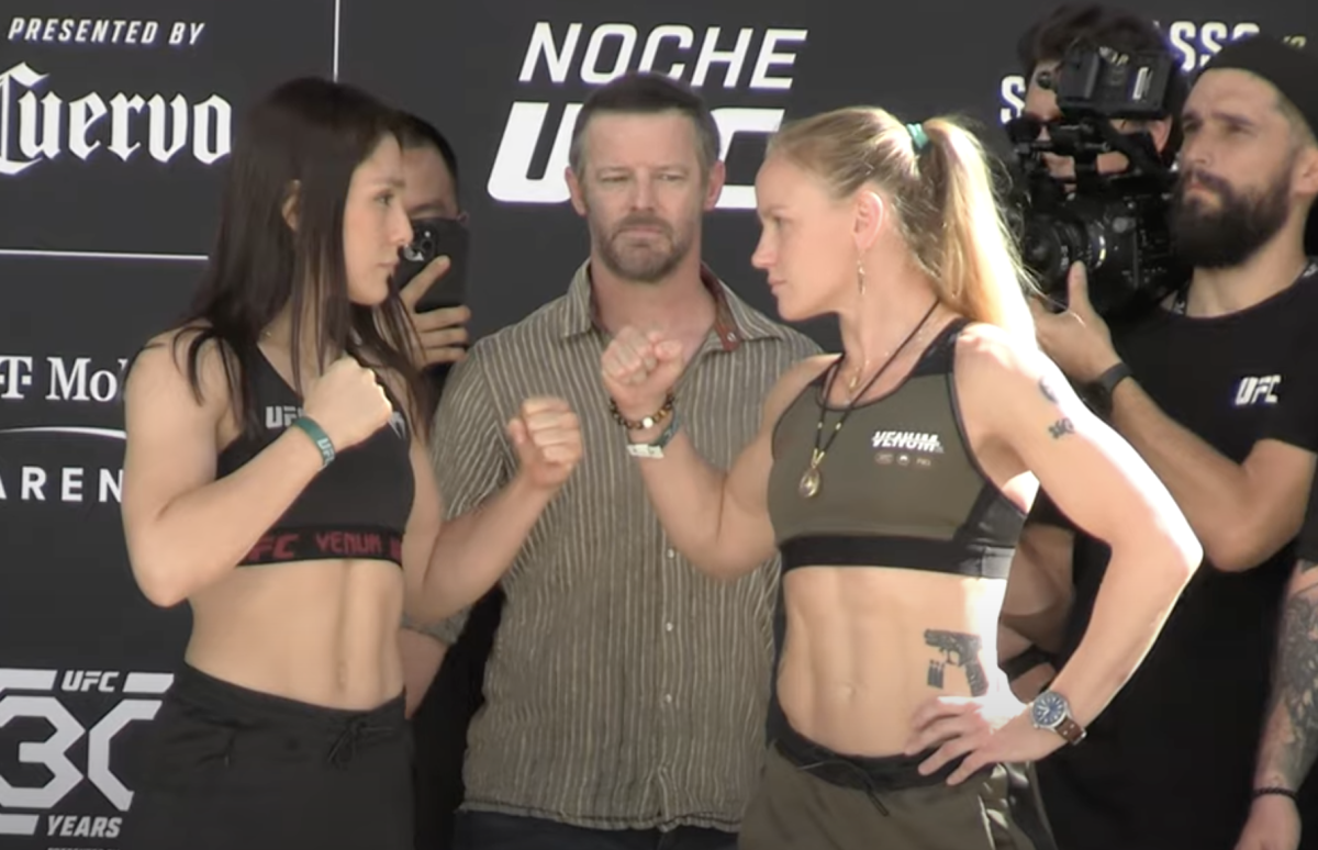 Noche UFC Ceremonial Weigh-Ins: Alexa Grasso vs. Valentina Shevchenko VIDEO  - MMAWeekly.com | UFC and MMA News, Results, Rumors, and Videos