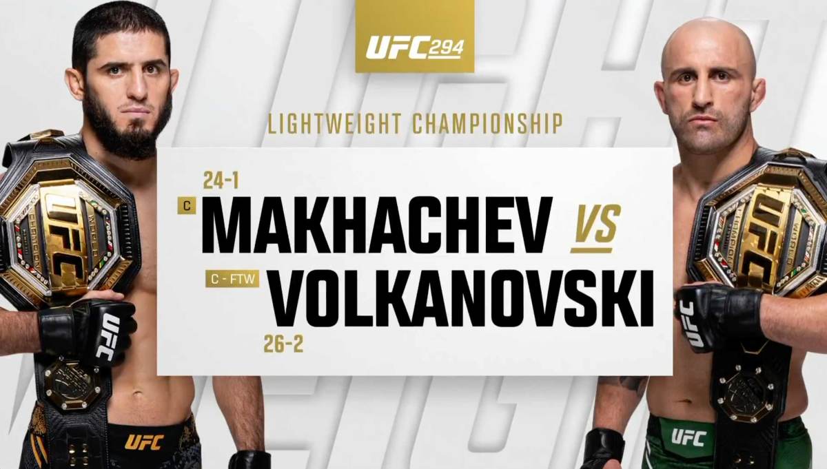 UFC 294 Highlights Video: Islam Makhachev Vs Alexander Volkanovski ...