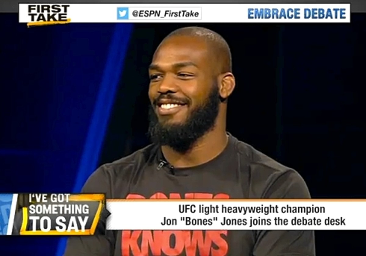 Jon Jones Explains Declining Chael Sonnen On Espns First Take Video Ufc