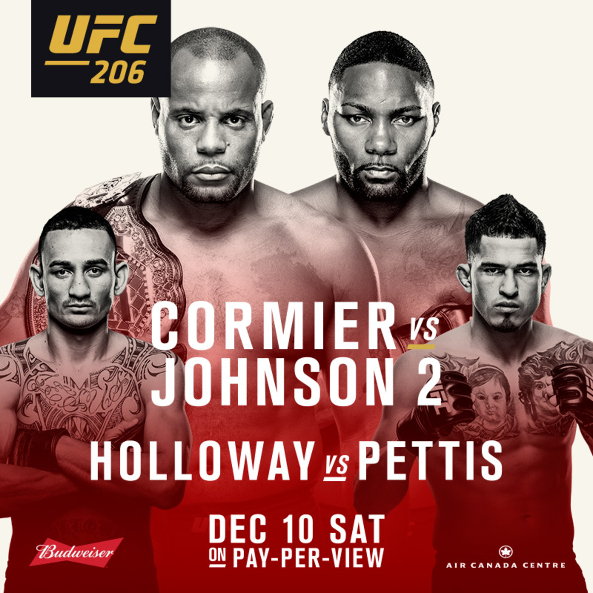 UFC 206: Holloway vs. Pettis Fight Card and Event Page - MMAWeekly.com ...