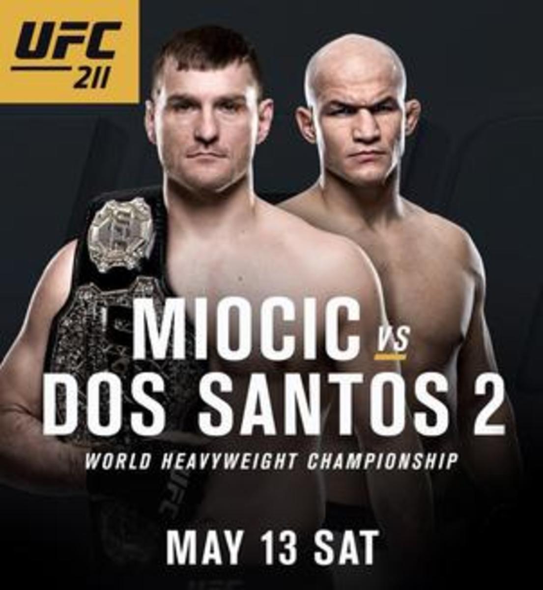 UFC 211: Miocic vs. dos Santos 2 Fight Card and Start Times - MMAWeekly ...